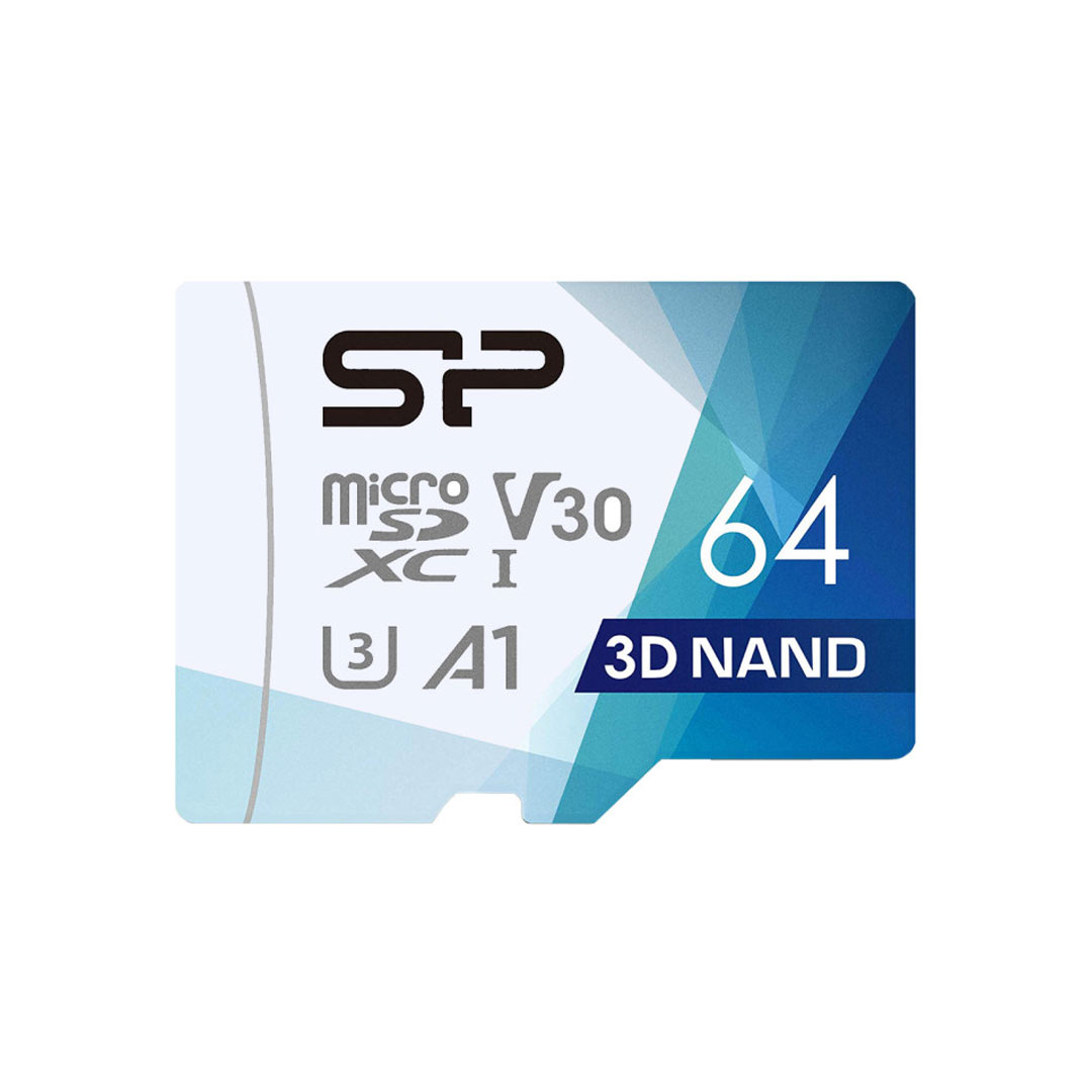 کارت حافظه سیلیکون پاور microSDXC Superior PRO U3 ظرفیت 64 گیگابایت