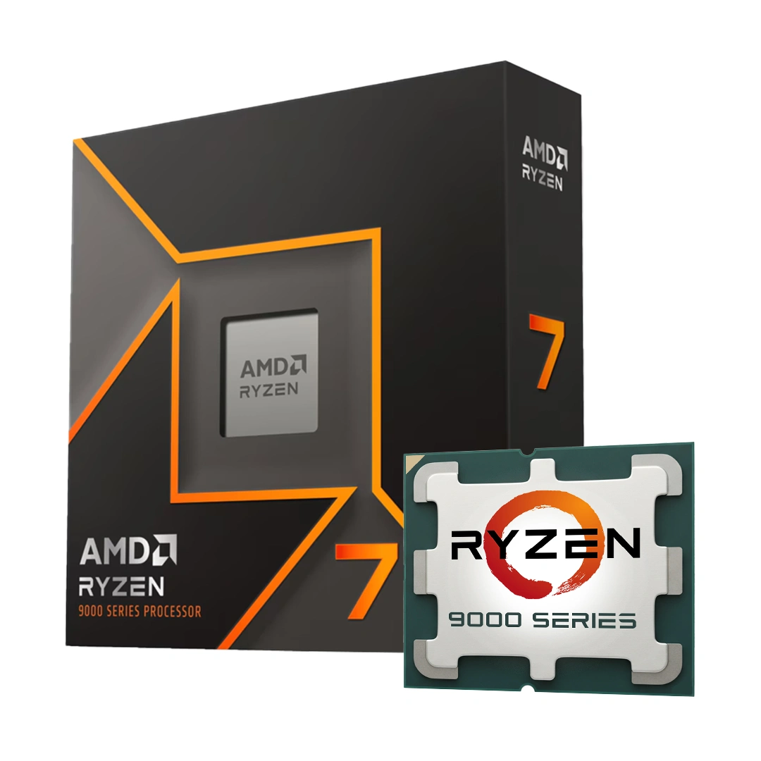 پردازنده ای ام دی Ryzen 7 9700X دارای باکس اورجینال پردازنده ای ام دی Ryzen 7 9700X دارای باکس اورجینال