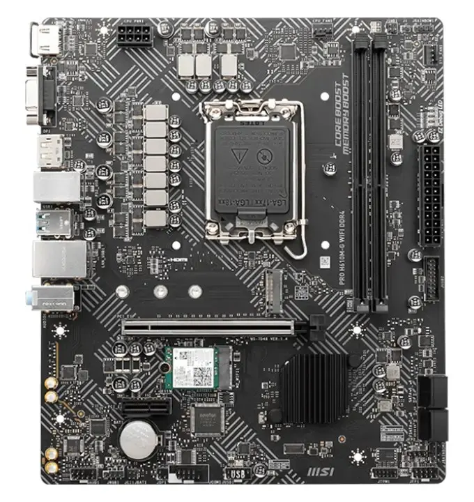 مشخصات ، بررسی و خرید مادربرد ام اس آی مدل PRO H610M-G Wifi DDR4