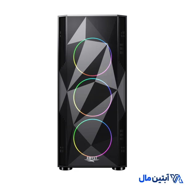 کیس کامپیوتر اوست AWEST GT-AV02-BG - Image 2