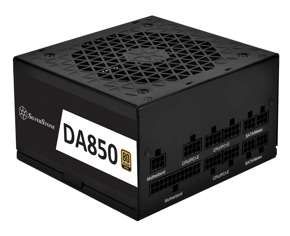 پاور سیلوراستون SILVERSTONE DA850 Gold Fully Modular ظرفیت 850 وات1 پاور سیلوراستون SILVERSTONE DA850 Gold Fully Modular ظرفیت 850 وات
