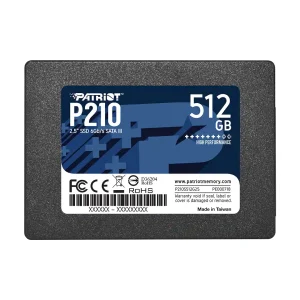 صفحه اصلی 26 حافظه SSD اینترنال پاتریوت مدل P210 ظرفیت 512 گیگابایت صفحه اصلی