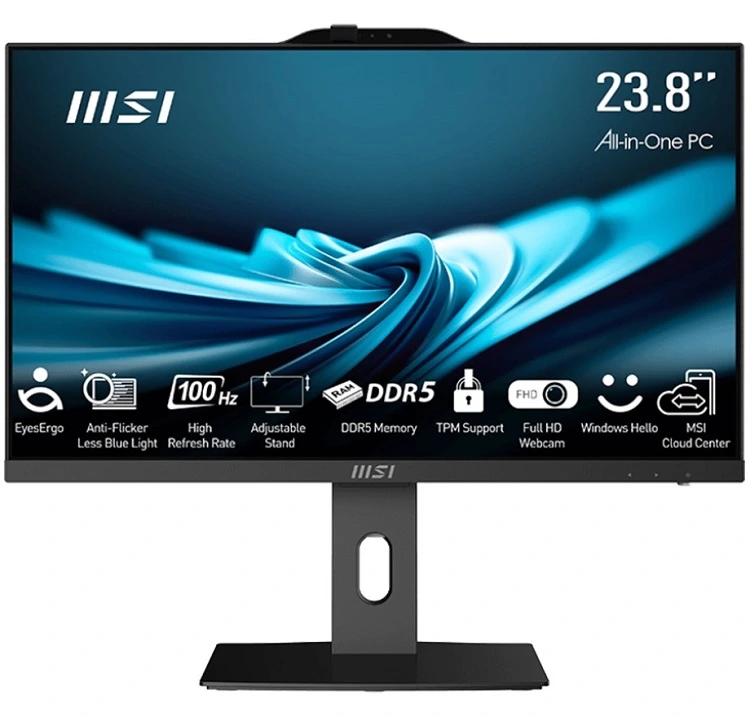 کامپیوتر همه کاره ام اس آی مدل Pro AP242P 14M Black Core i3 14100 8GB RAM 1TB SSD 1 مشاهده ، بررسی و خرید کامپیوتر همه کاره ام اس آی مدل Pro AP242P 14M Black Core i3 14100 8GB RAM 1TB SSD