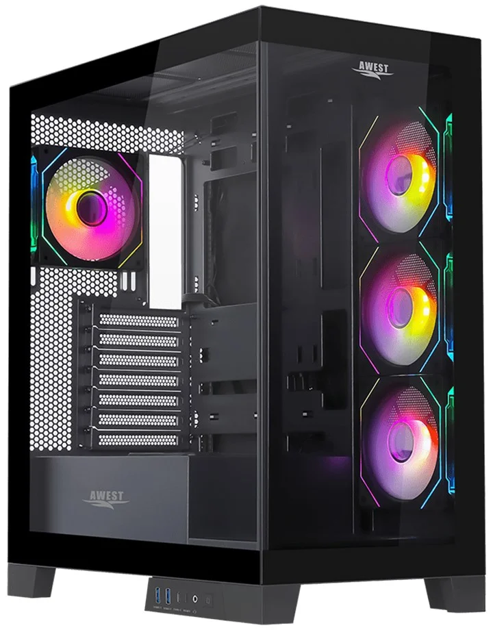 بررسی کیس گیمینگ GT-AWEST AQ16-MB