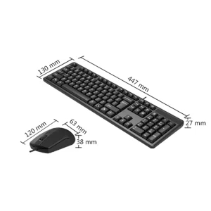 کیبورد و ماوس ای فورتک مدل KK-3330S