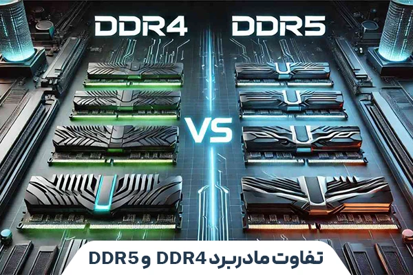 تفاوت مادربرد DDR4 و DDR5