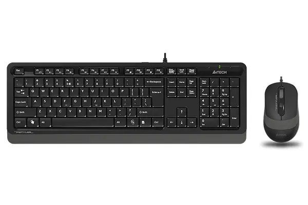 f1010 black موس و کیبورد سیم دار ای فورتک مدل F1010 black