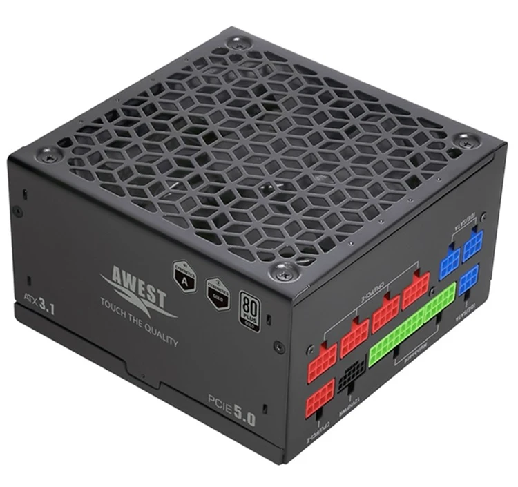 مشاهده بررسی و خرید پاور اوست مدل AV 750GFB V3 ظرفیت ۷۵۰ وات فول ماژولار