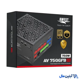 خرید پاور اوست مدل AV 750GFB V3 ظرفیت ۷۵۰ وات فول ماژولار