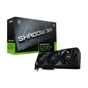 کارت گرافیک ام اس آی Geforce RTX 5070 Ti Shadow 3X OC 16GB