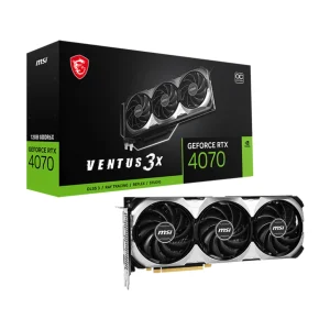 کارت گرافیک ام اس آی مدل Geforce RTX 4070 Ventus 3X OC 12GB