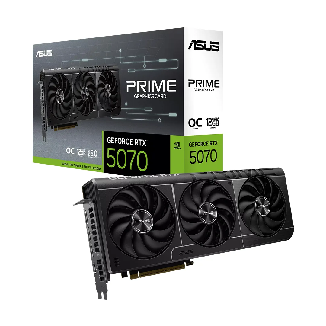 کارت گرافیک ایسوس مدل Prime Geforce RTX 5070 OC 12GB کارت گرافیک ایسوس مدل Prime Geforce RTX 5070 OC 12GB