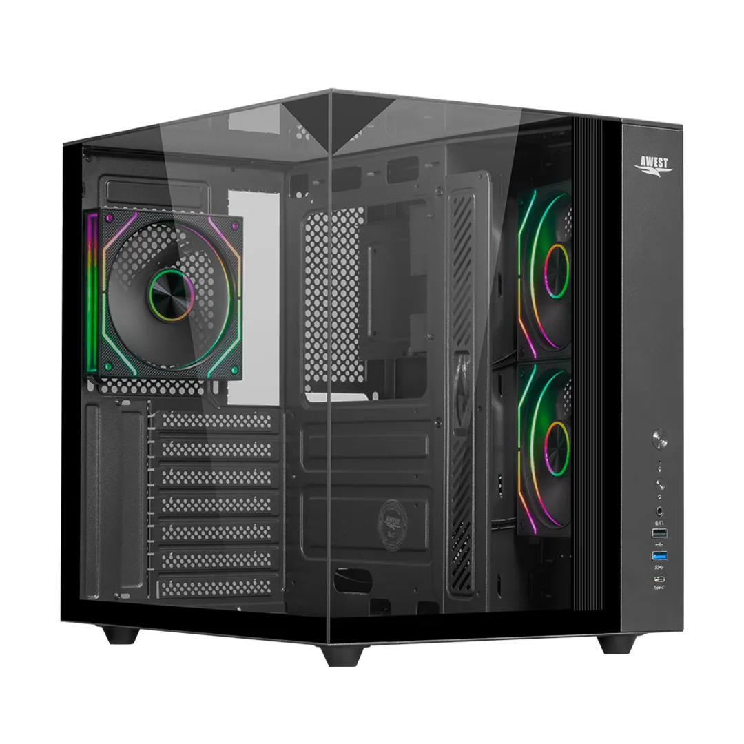 کیس کامپیوتر اوست مدل AQ-15TG-B
