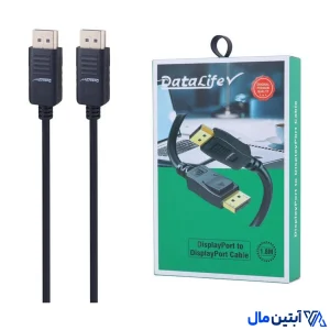 خرید کابل دیسپلی دیتالایف Datalife DisplayPort Cable طول 1.8 متر