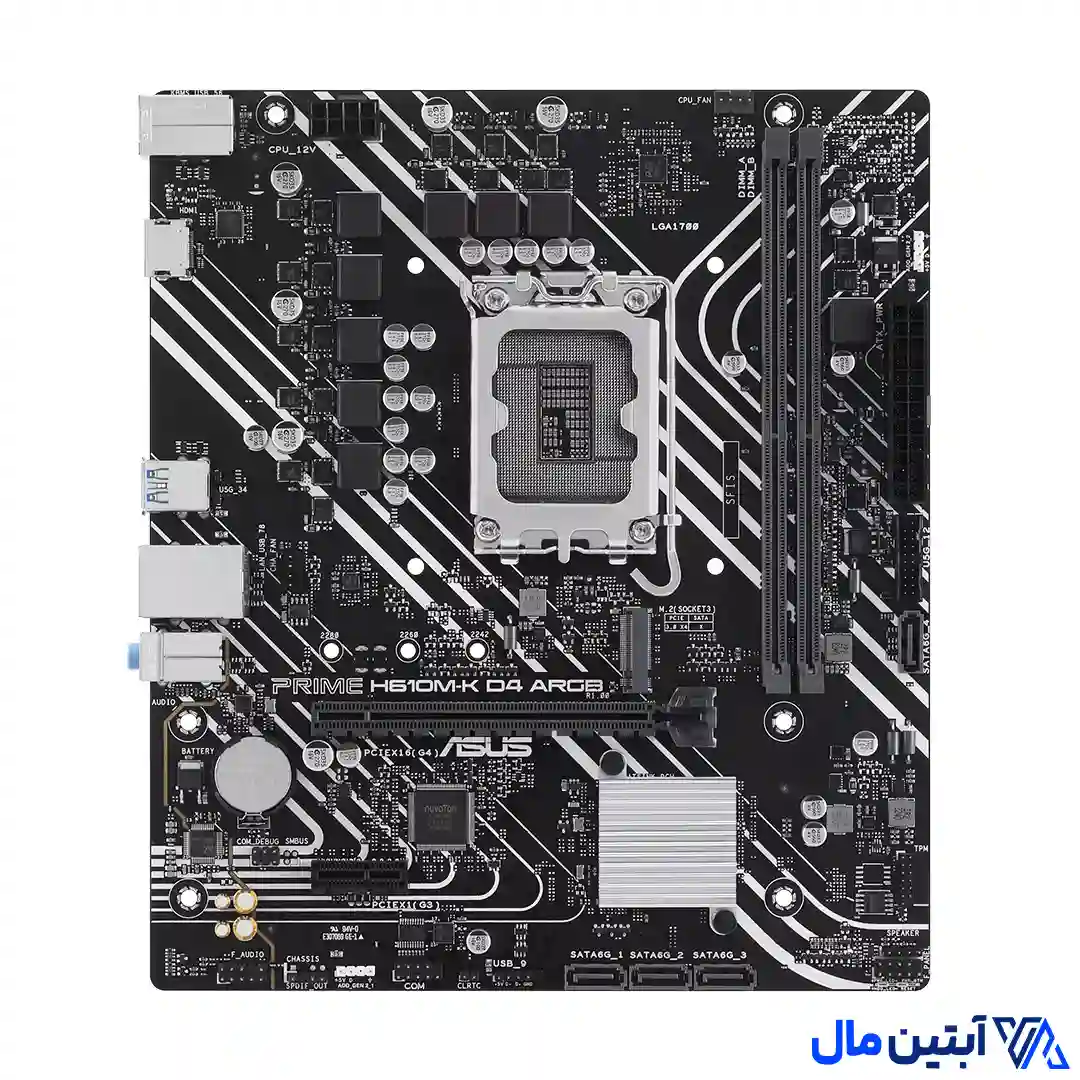 مادربرد ایسوس Asus Prime H610M K DDR4 ARGB 1 صفحه اصلی جدید