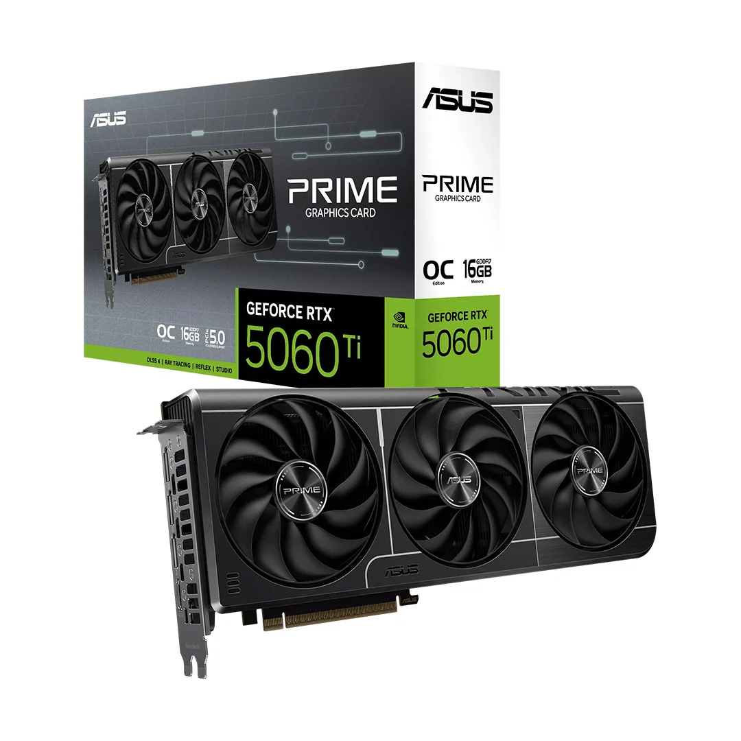 کارت گرافیک ایسوس Asus Prime Geforce RTX 5060 Ti OC 16GB